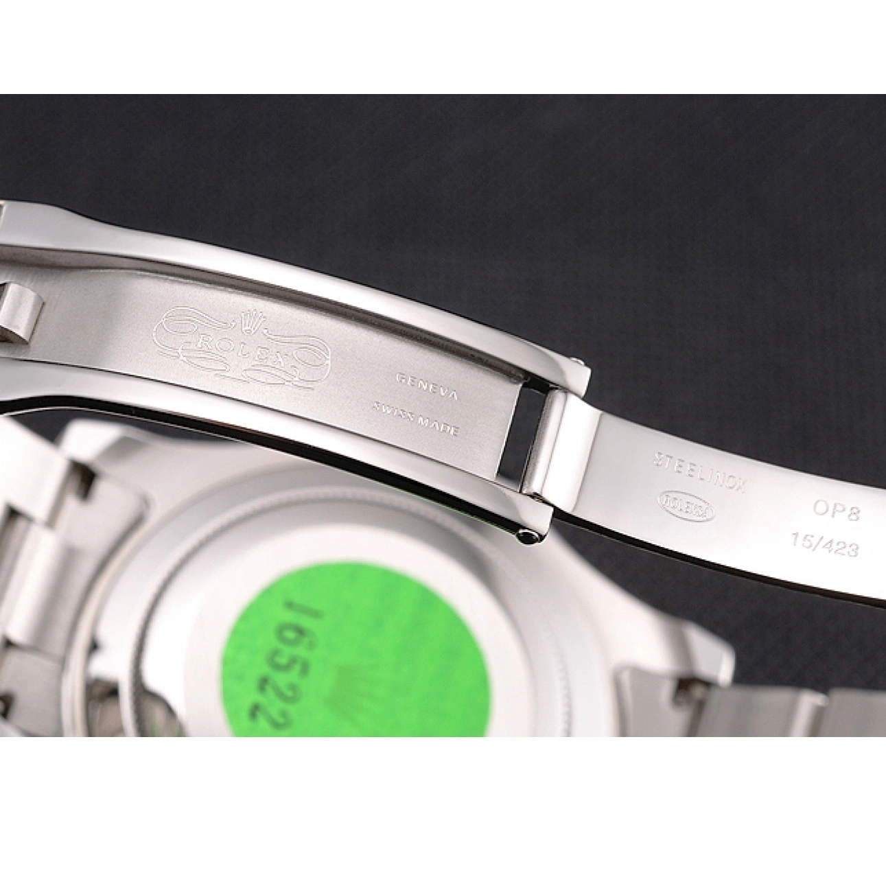 Best AAA Replica Sites Stainless Dial Rolex 1454069 Submariner Steel Bracelet Green 0824